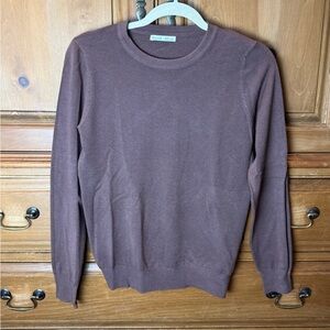 Be Cool Brown Crewneck Sweater